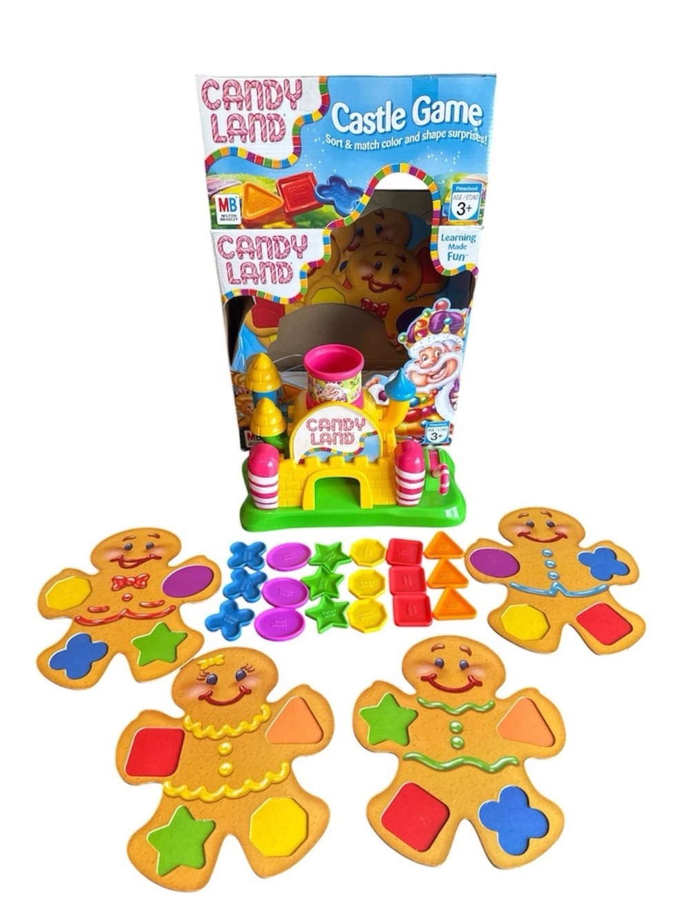 Rare Candy Land Castle Game Shape-Sorting Learning Fun Preschool Toddler